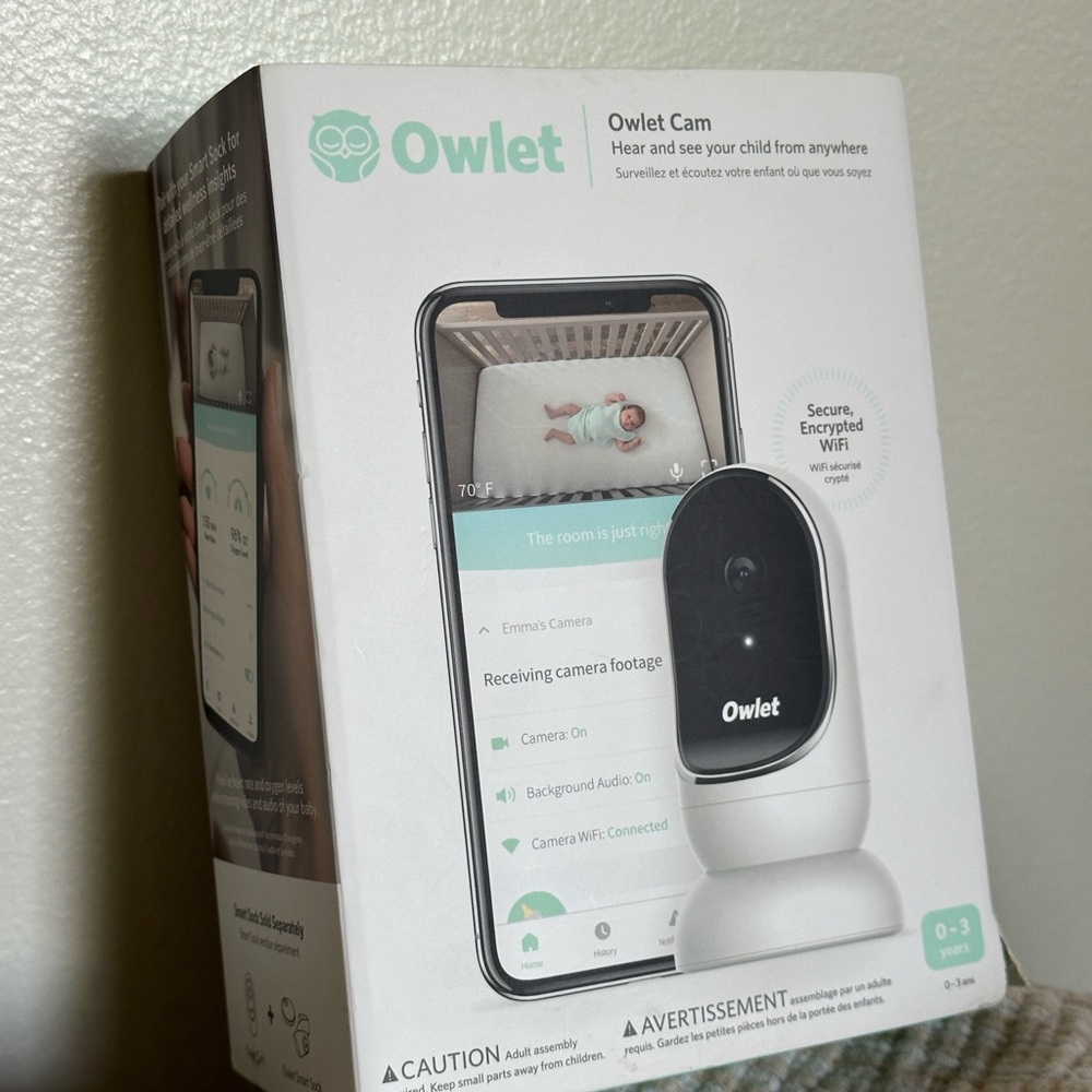 Like New Owlet Cam - Baby Video Monitor